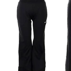 🖤NIKE DRI FIT! Women's Sz Large Black Wide Leg Yoga Pants!🖤